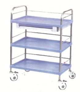 YX-666 Steel-Plastic Luxury Trolley