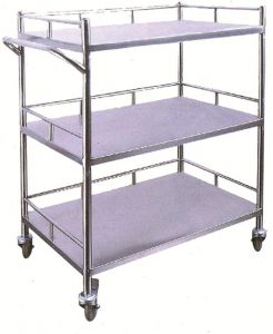 YX-669 Stainless Steel lnstrument Trolley