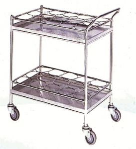 YX-674 Stainless Steel Cart with Thermos