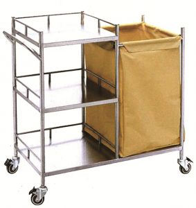 YX-678 Stainless Steel Trolley for Making Up Bed